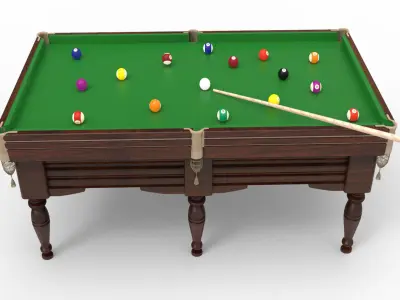 Billiard Table 3D model