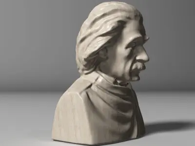 Albert Einstein Bust 3D model