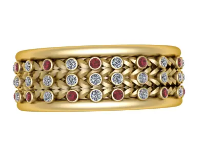 LUXURY VINTAGE RING 3D PRINTABLE MODEL 3D print model