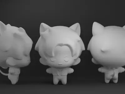 Sylus Cat Love and Deepspace 3d print model printable 3D print model