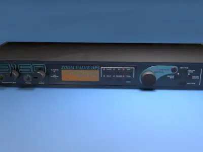 Zoom 9150 Guitar effect 3D model