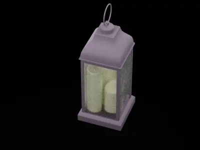 Christmas Lantern Low-poly 3D model order
