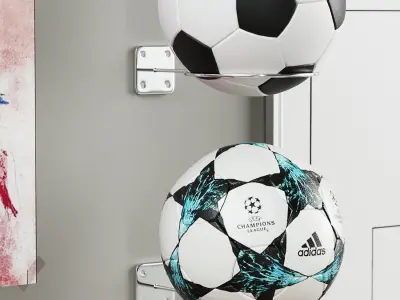 Football Soccer Sport Set 3D model