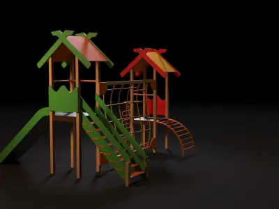 Childrens game complex small 3D model