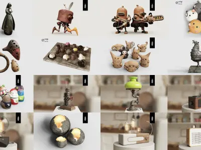 Five Years Anniversary 3D Model Collection