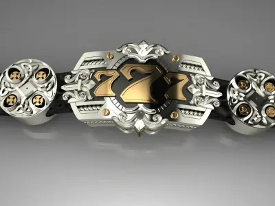 Bracelet 777 3D print model