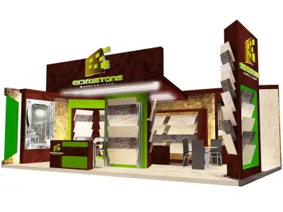 Booth Exhibition Stand a360a  3D model