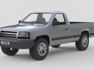 Generic Pickup Truck 1990 3D model