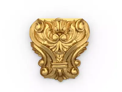 Classic carved decor ornament 474 3D print model
