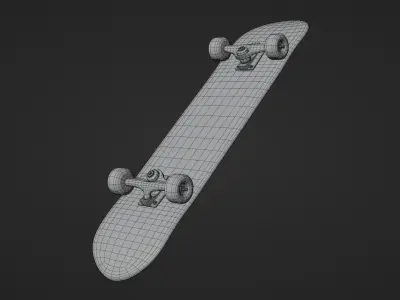 SkateBoard 3D model  3D model
