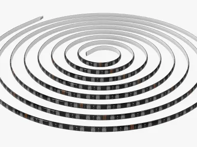 LED strip roll 3D model