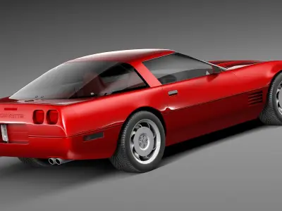 Chevrolet Corvette C4 ZR1 3D model