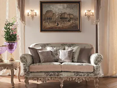 Luxury Baroque Sofa 3D model purchase
