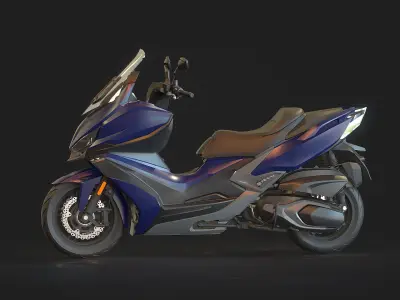 Base model  Kymco Xciting 400 2020 3D model