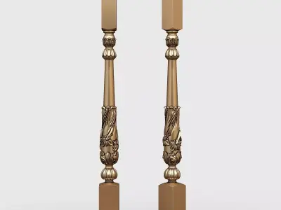 Classic baluster 3D model