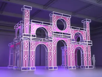 Arches Set 2 3D model