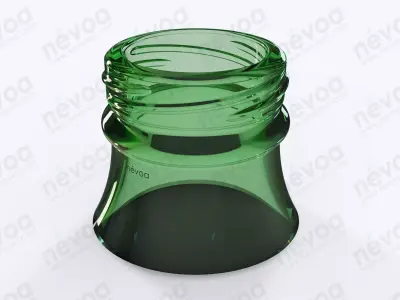 Glass finish - GME 14 00 - 26 H 126 - Twist Crown 3D model