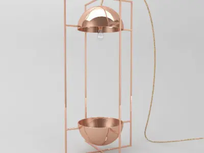 Exhibit light bowl 3D model