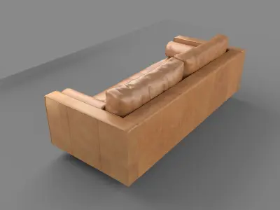 Rustic sofa design  3D model
