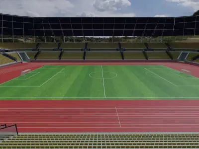 Olympic Stadium Low-poly 3D model purchase