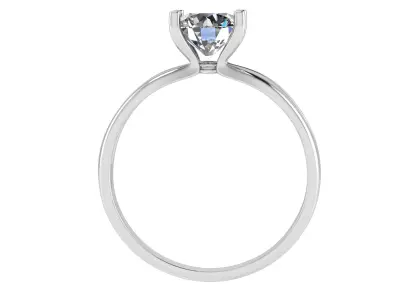 Engagement ring 3D print model