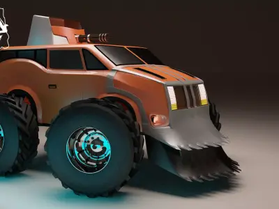 Fighting machine 3D model