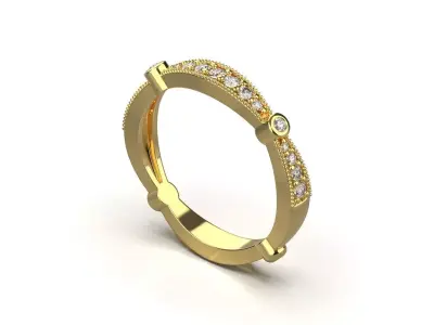 ring code 184 3D print model
