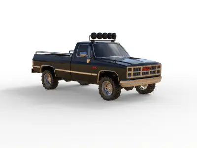 GMC Sierra 1500 1985 TRUCK 3D print model