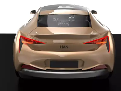 Cross-over coupe 3D model