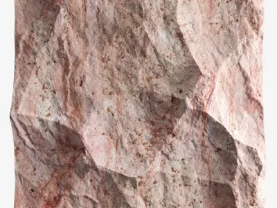 175-RockPanel rock on wall 3D model