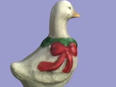 Christmas Duck 3D model