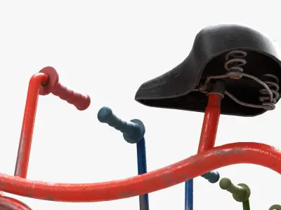 Playground bicycles 3D model