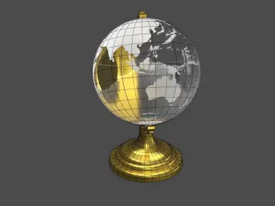 Globe Free low-poly 3D model