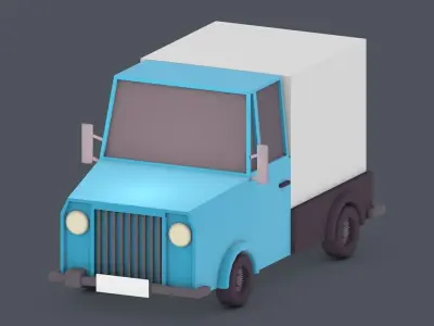 Low Poly Car Pack Free low-poly 3D model buy