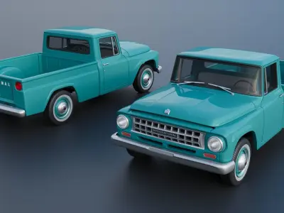 International Pickup 1964 3D print model
