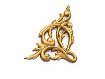 Classic decor ornament 158 3D model