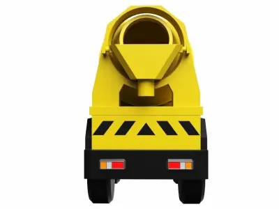 Toy Cement Mixer 3D model