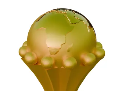 Africa Cup of Nations Trophy - Coupe d Afrique des nations - CAF 3D model