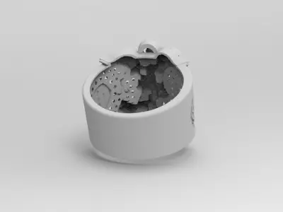 anillo san miguel arcangel  3D print model