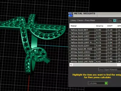 Custom Letter Ring 3D print model