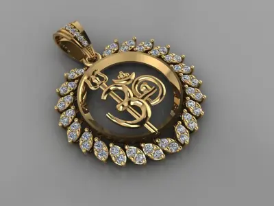 FASION PENDANT UNIK 3D model