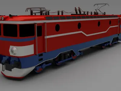 Electric Locomotive 3D model