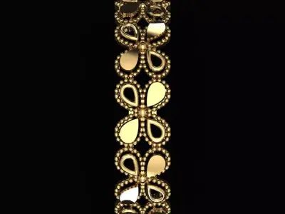 Arabic Tire Ring 3D print model