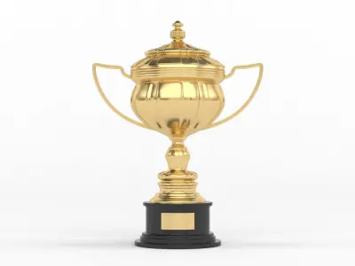 Cups Trophy 3D model 11