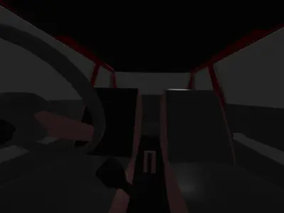 Corolla E70 series Low-poly 3D model