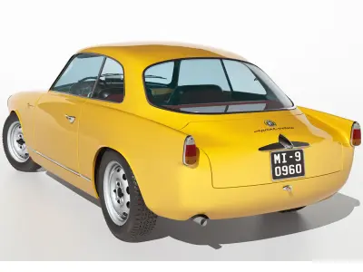 1958 Alfa Romeo Giulietta Sprint Veloce 3D model