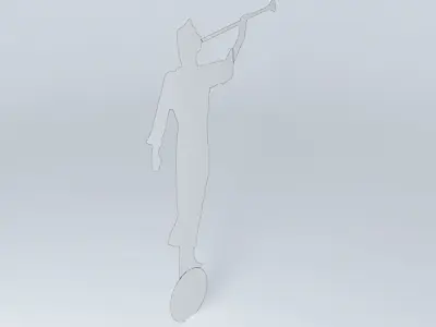 Angel Moroni Modelo 10 Free 3D model