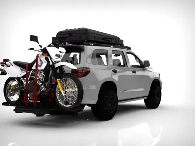 Toyota Sequoia 2010 Equipada  3D model