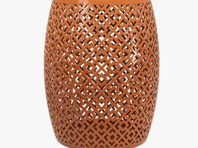 Zentique lorin garden stool 3D model