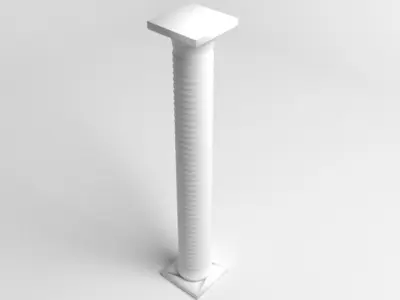 Pillar Round 3 3D model